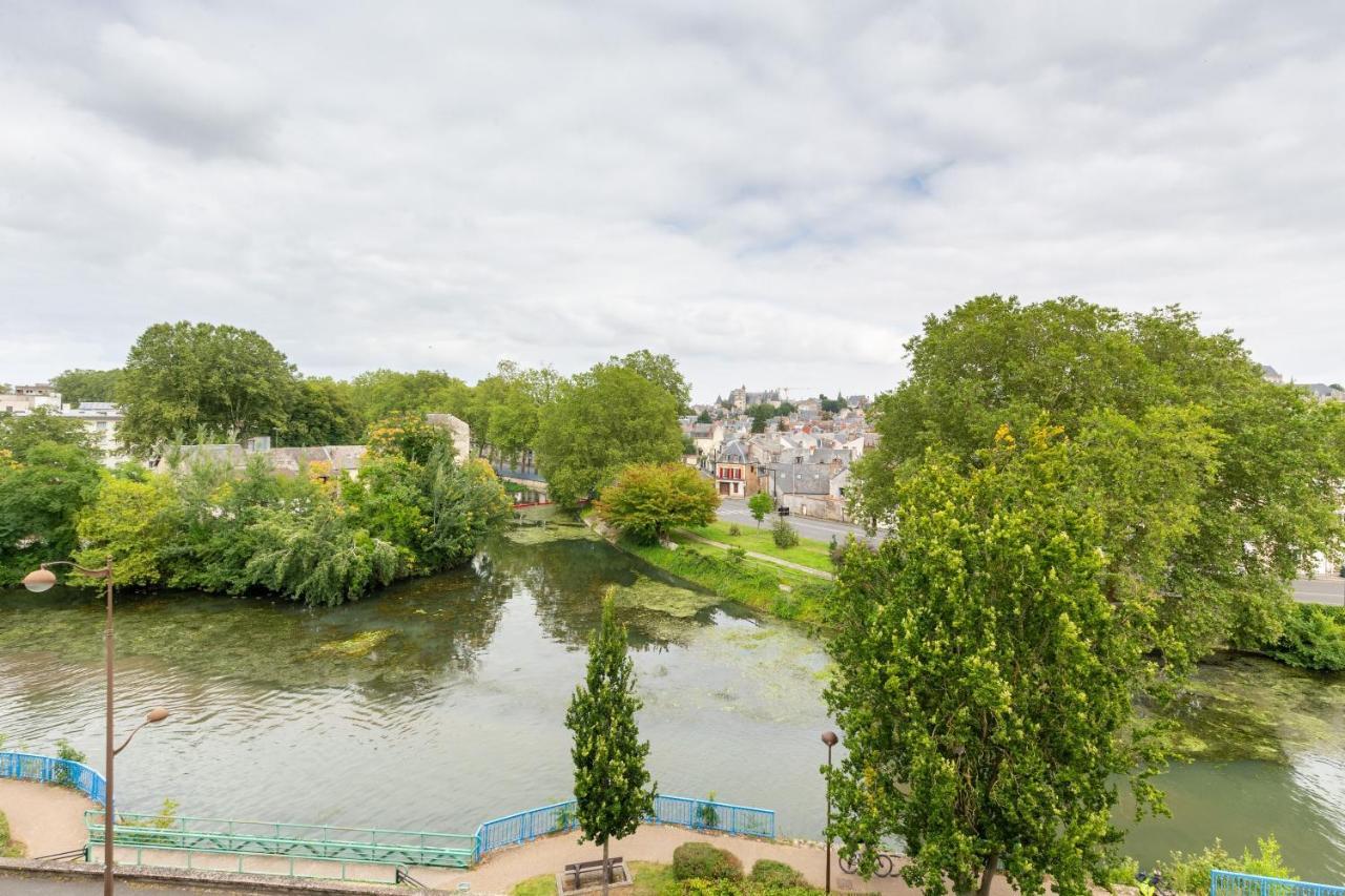 Appart T3 Bien situé a Bourges + Wifi Exterior foto